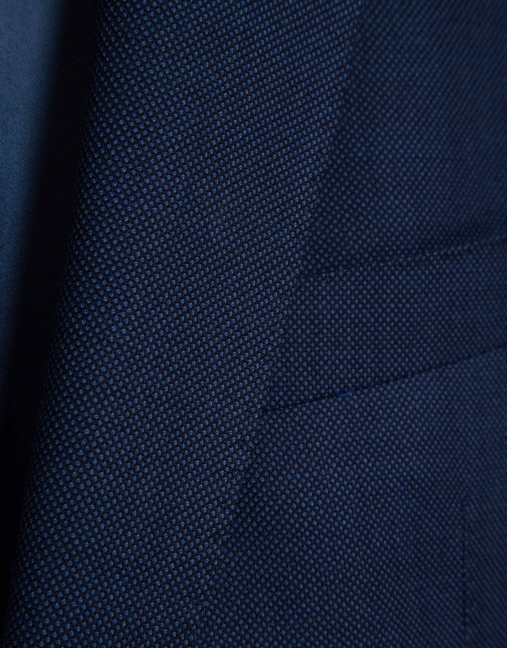 Traje half canvas slim fit ojo de perdiz azul | Roberto Verino