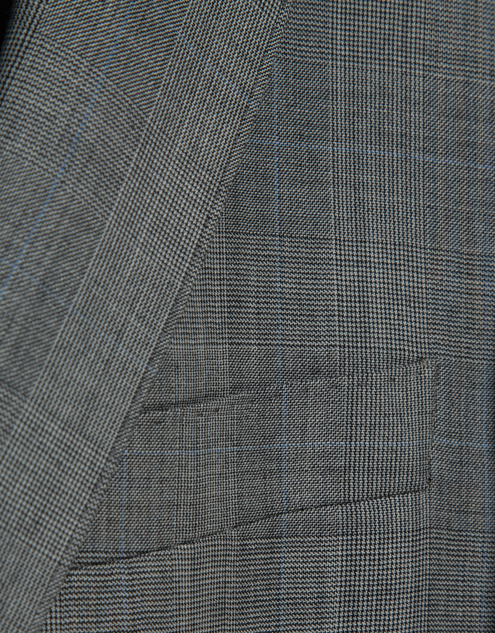 Traje half canvas slim fit cuadros tonos grises | Roberto Verino
