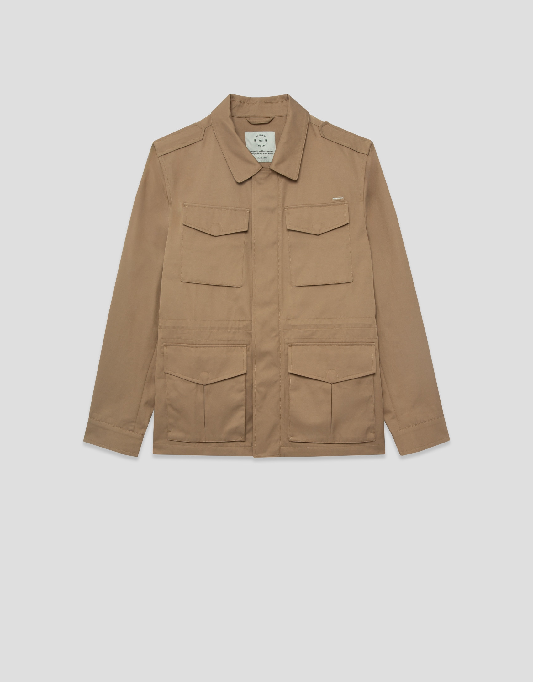 Parka cuatro bolsillos camel - Hombre - PV2026 | Roberto Verino