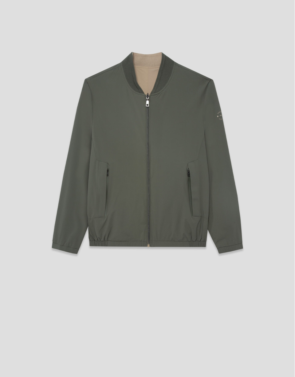 Cazadora reversible caqui/camel - Hombre | Roberto Verino