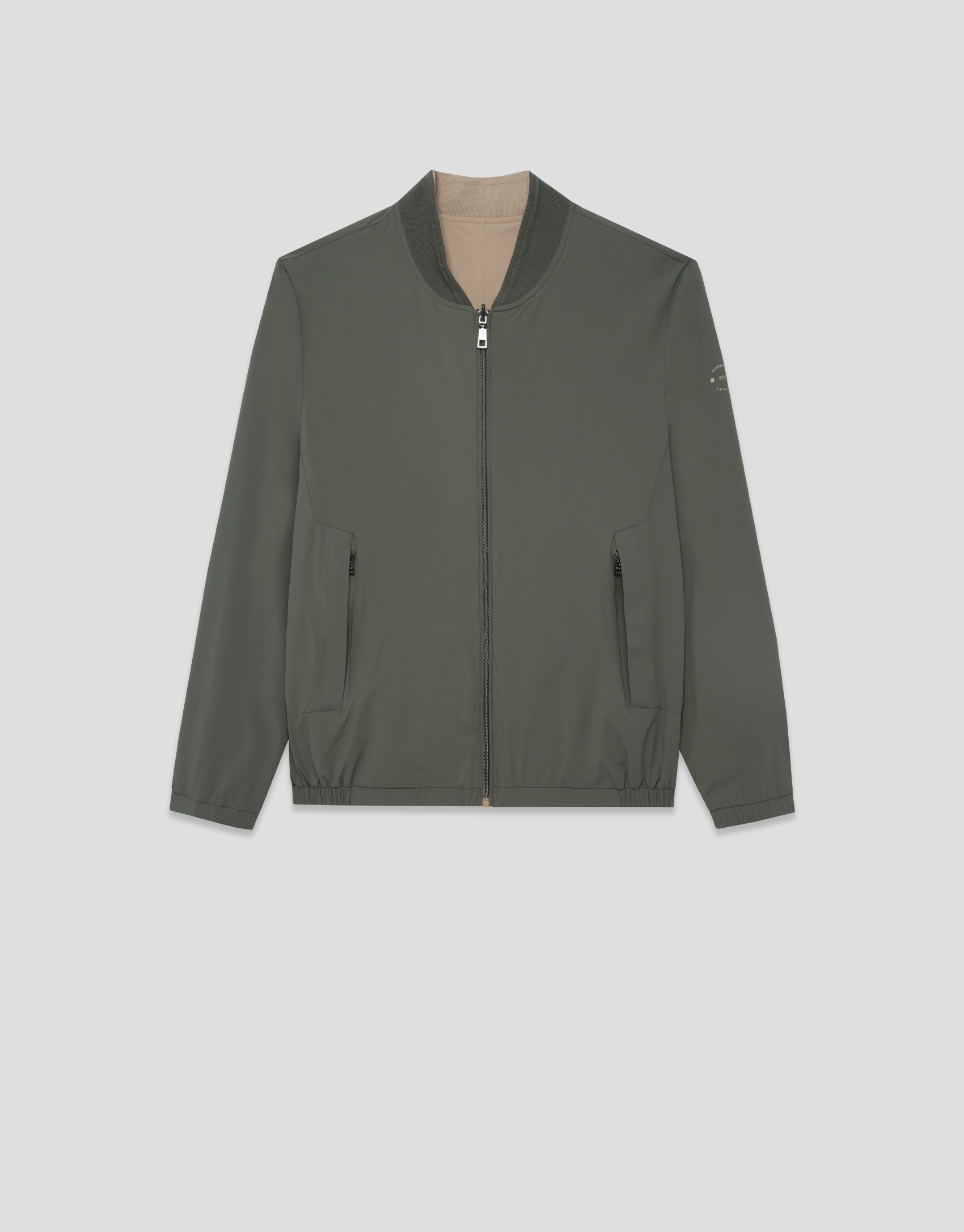 Cazadora reversible caqui/camel - Hombre | Roberto Verino