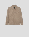 Sobrecamisa napa beige - Hombre - PV2026 | Roberto Verino