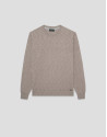 Mink cotton/linen structured jumper - Man | Roberto Verino