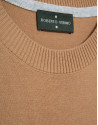 Jersey algodón liso high twist tostado - Hombre | Roberto Verino