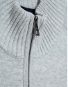 Light grey melange zip-up jacket - Man - SS2026 | Roberto Verino