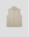 Ecru padded gilet - Man - SS2026 | Roberto Verino