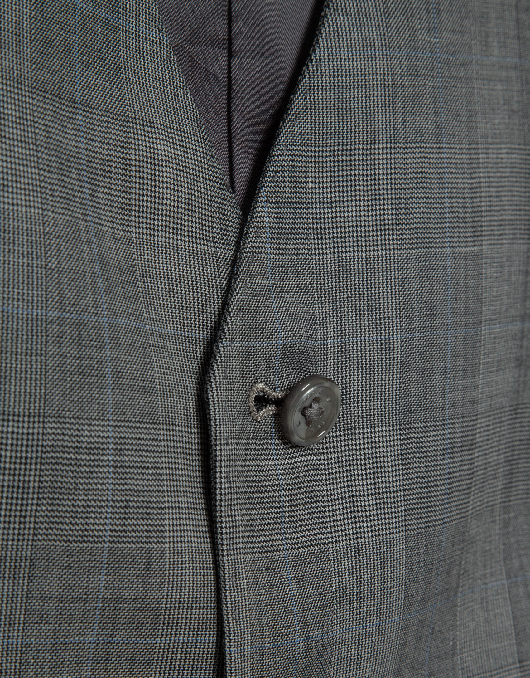Grey checked waistcoat - Man - SS2026 | Roberto Verino