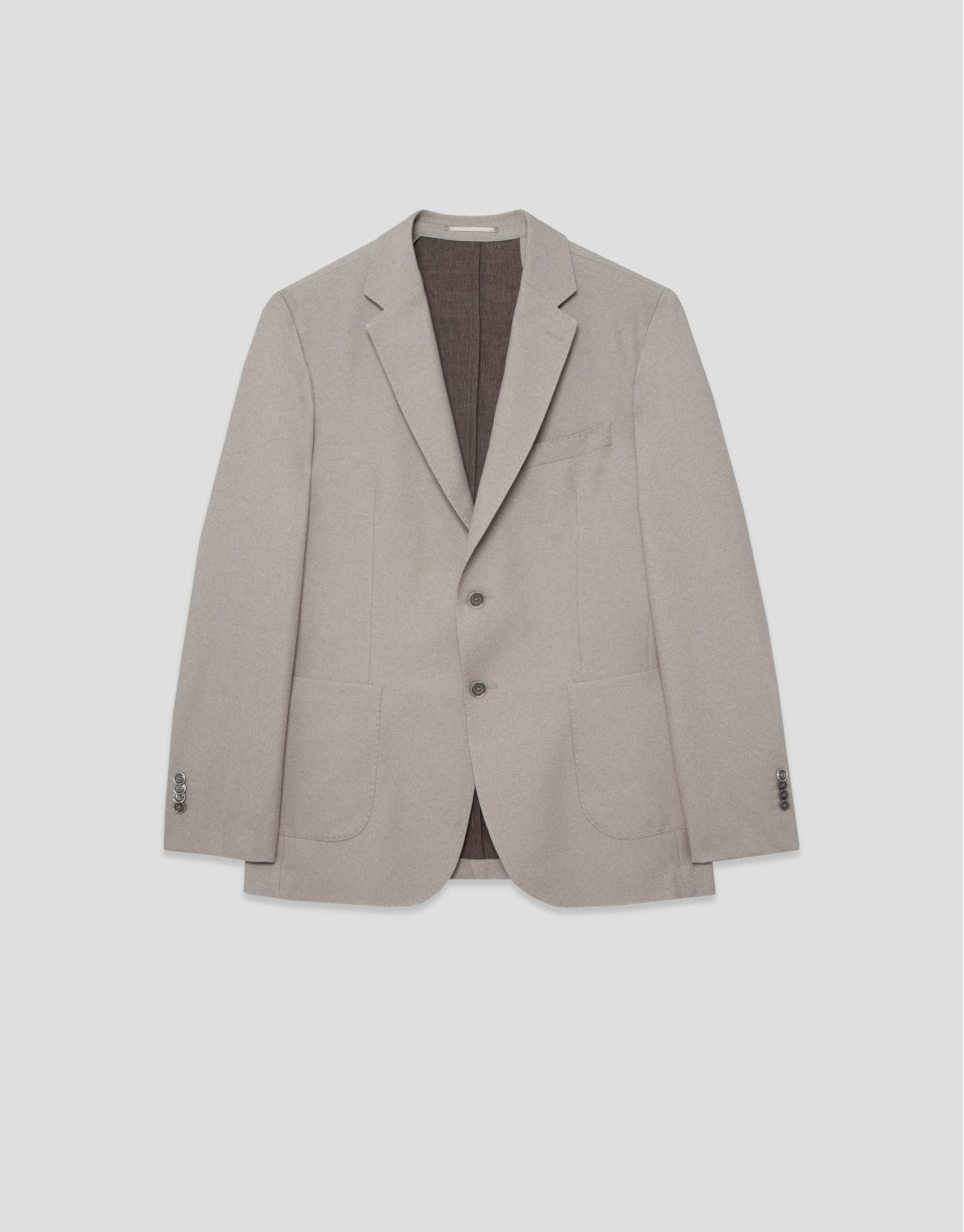 Faux mink-tone smooth comfort jacket - Man | Roberto Verino