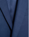 Half canvas slim fit suit in plain blue-grey | Roberto Verino