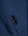 Traje half canvas slim fit cuadros azul tinta | Roberto Verino