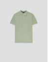 Khaki short-sleeved piqué polo shirt - Man | Roberto Verino