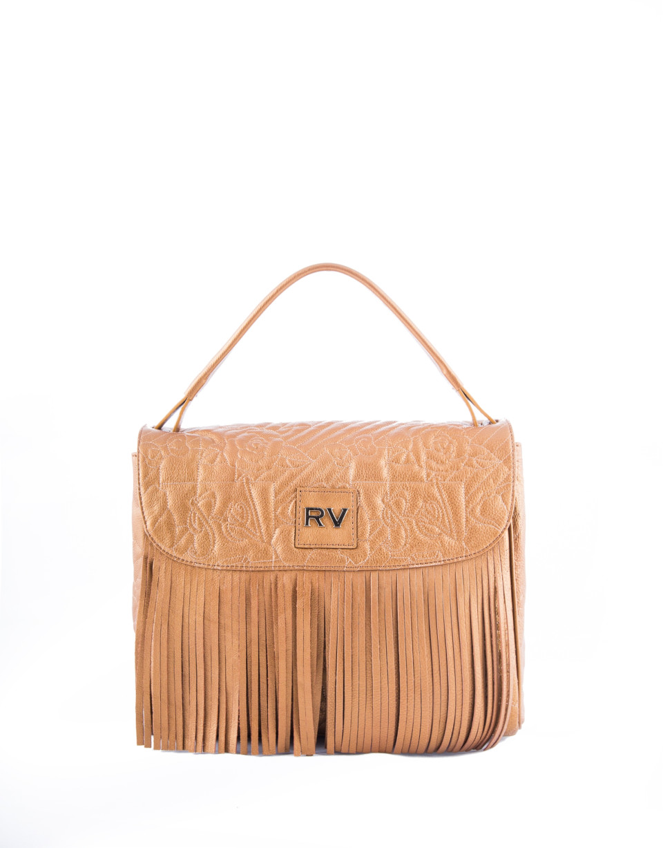 Bolso Hobo Vivian VIP piel bronce bordado RV