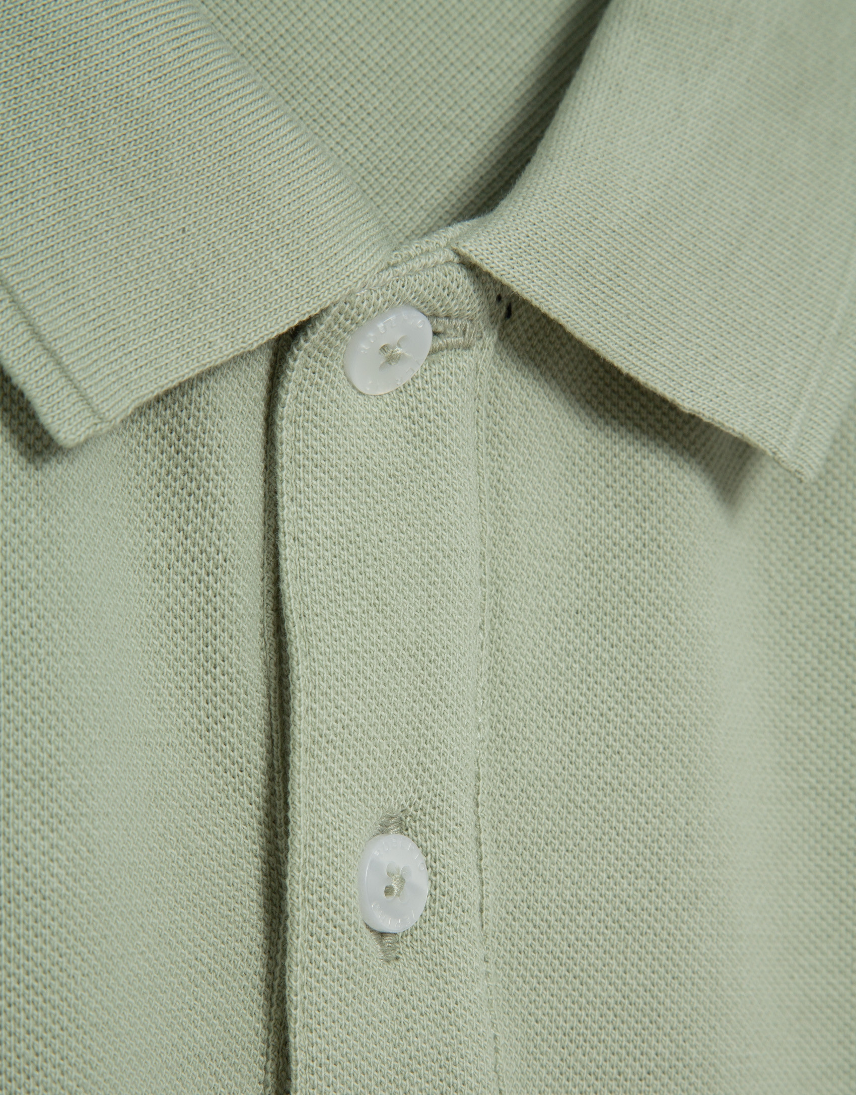 Khaki short-sleeved piqué polo shirt - Man | Roberto Verino