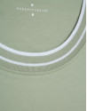 Light khaki mercerised short-sleeved T-shirt | Roberto Verino