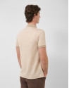 Three-colour camel/white mercerised jacquard ... | Roberto Verino