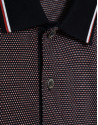 Polo jacquard mercerizado tricolor ... | Roberto Verino