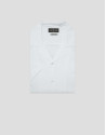 Slim fit white linen guayabera shirt - Man | Roberto Verino