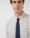 Regular fit multicoloured checked shirt - Man | Roberto Verino