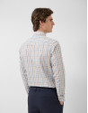 Regular fit multicoloured checked shirt - Man | Roberto Verino