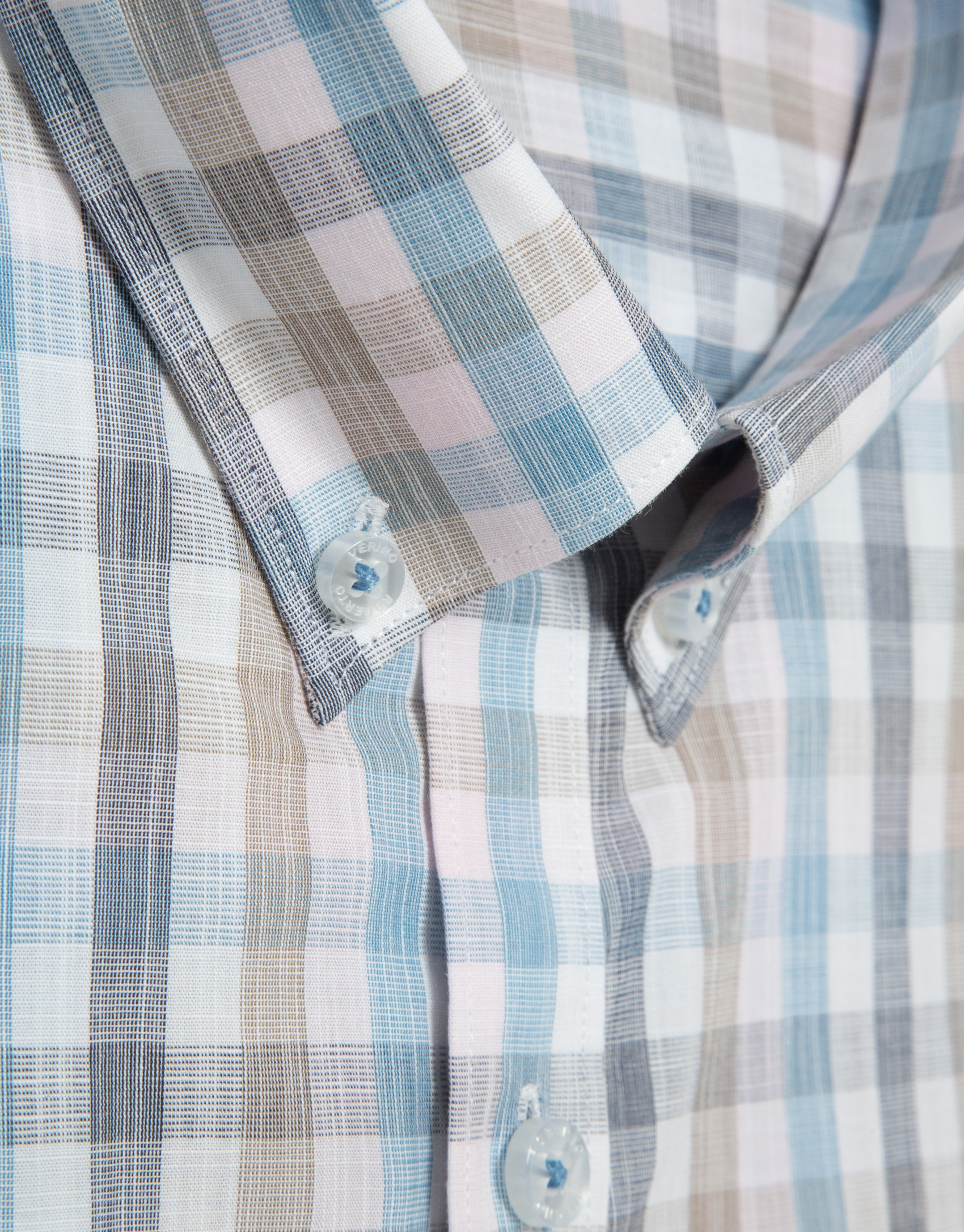 Camisa sport regular cuadros multicolor | Roberto Verino