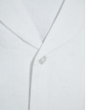 Slim fit white linen guayabera shirt - Man | Roberto Verino