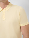 Light yellow short-sleeved piqué polo shirt | Roberto Verino