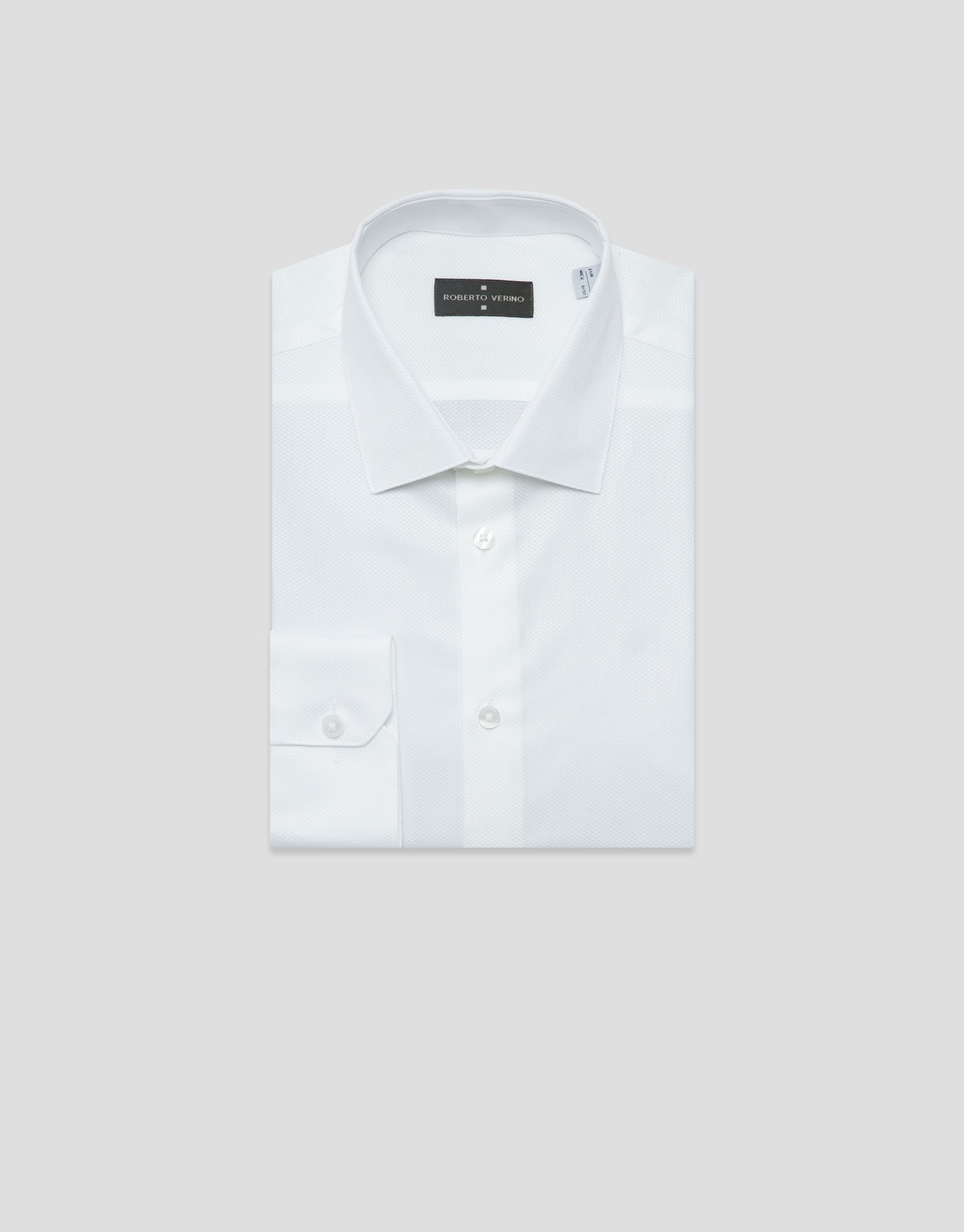 White structured dress shirt - Man - SS2026 | Roberto Verino