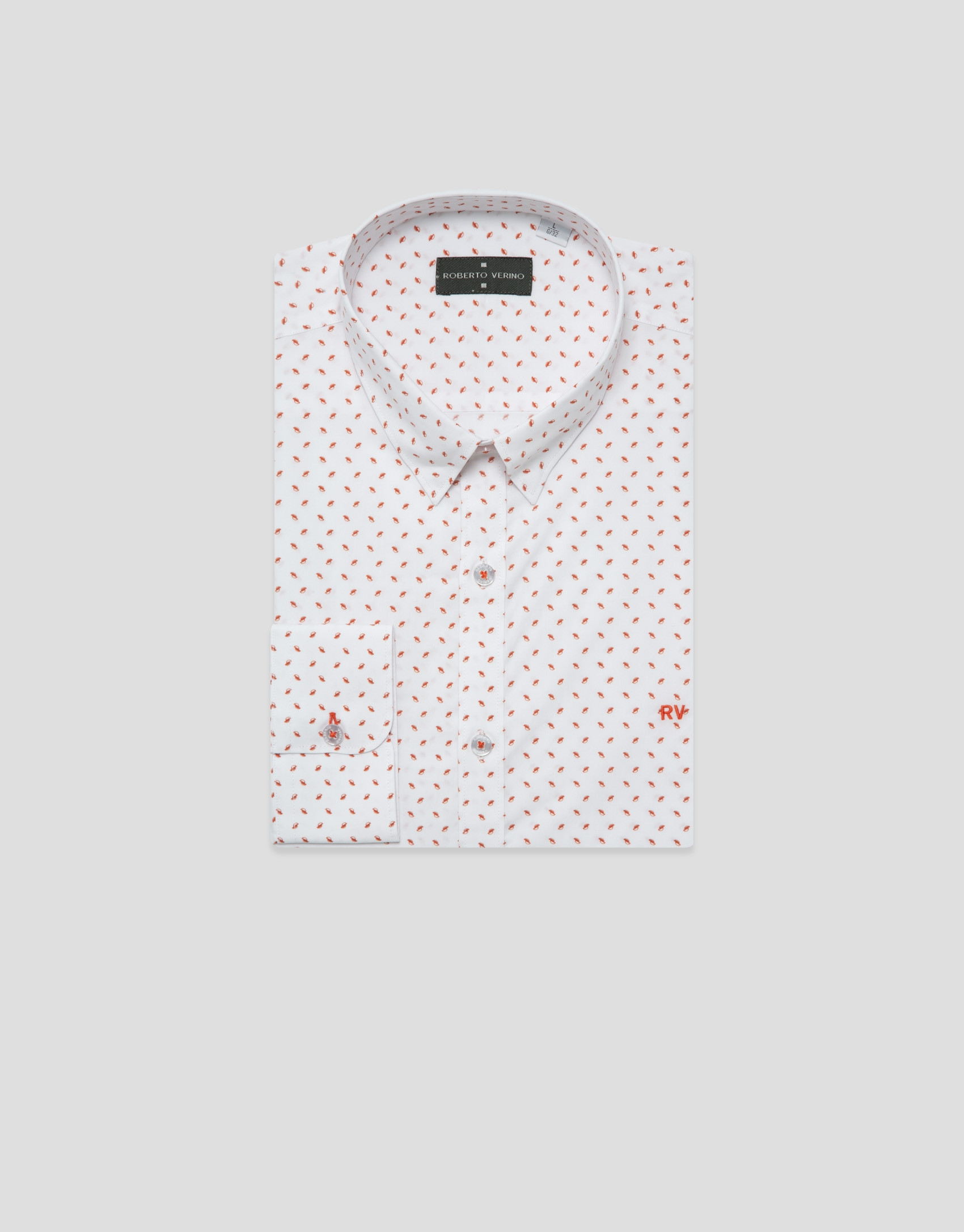 Camisa sport regular estampado geométrico ... | Roberto Verino
