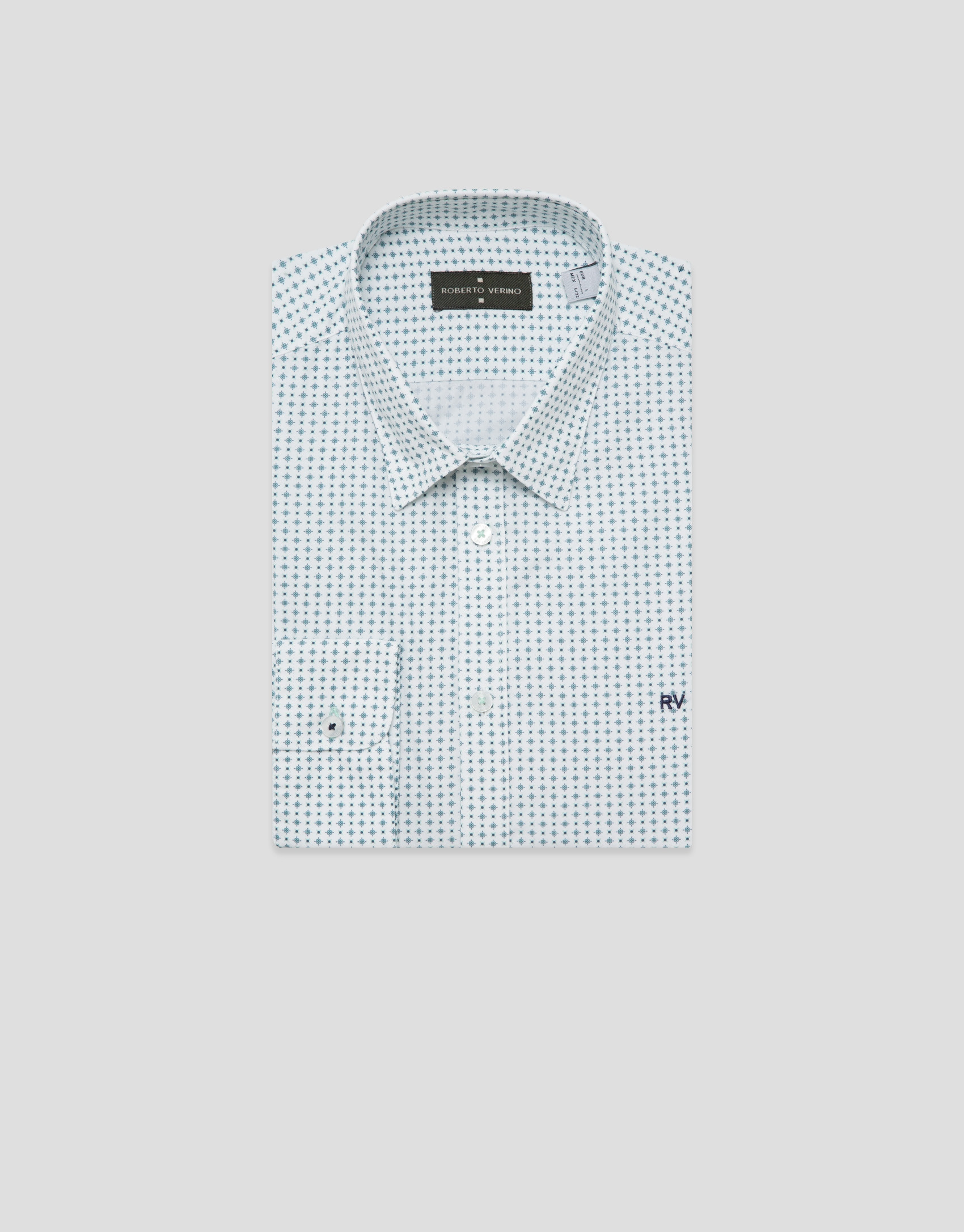 Camisa sport regular fit estampado ... | Roberto Verino