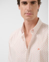 Camisa sport regular estampado geométrico ... | Roberto Verino
