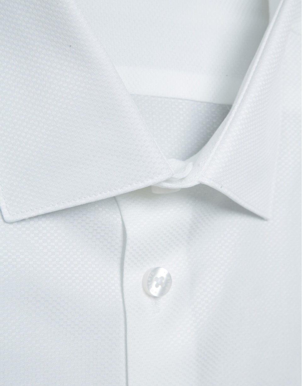 White structured dress shirt - Man - SS2026 | Roberto Verino