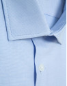 Camisa vestir microestructura celeste - Hombre | Roberto Verino