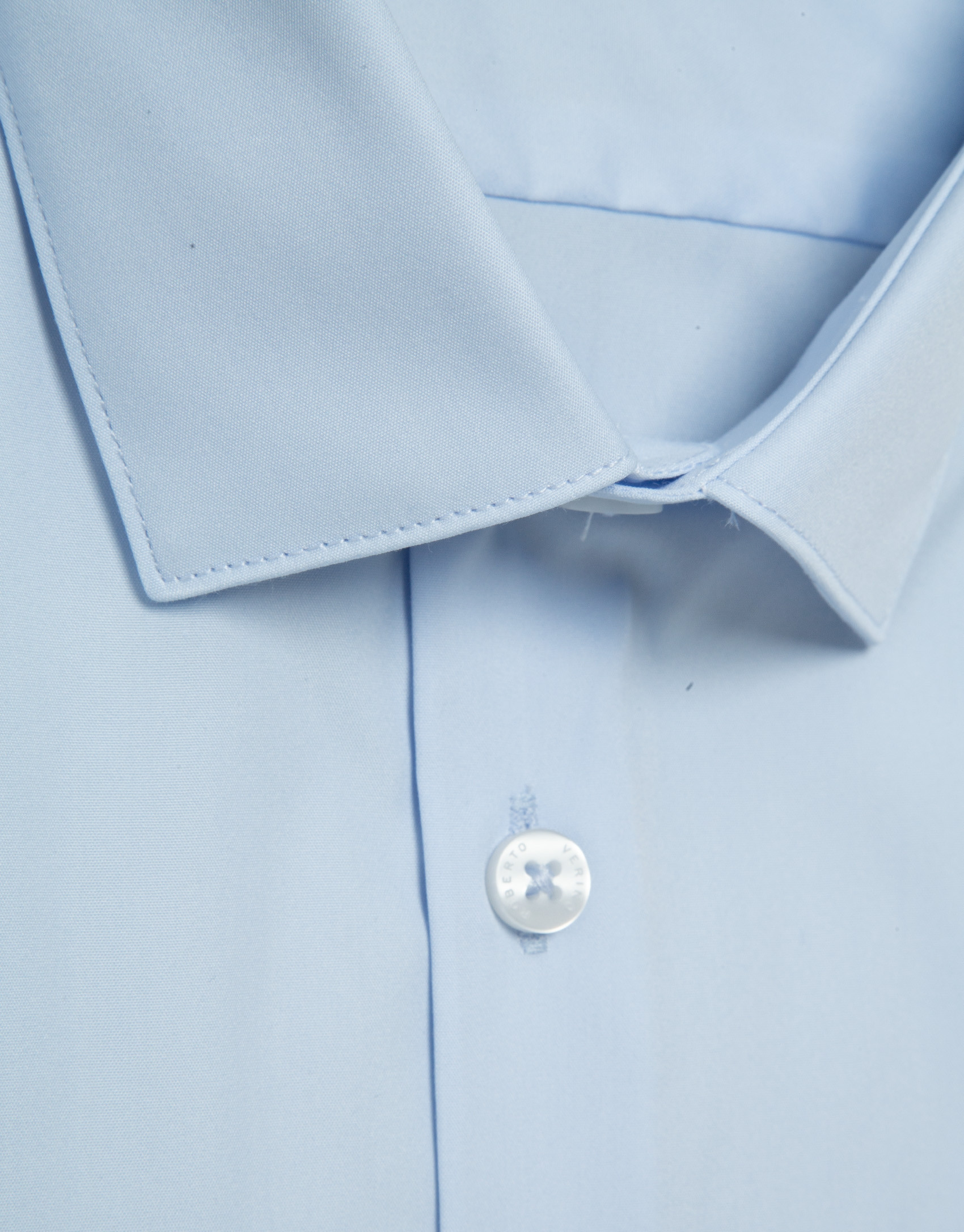 Camisa vestir lisa celeste - Hombre - PV2026 | Roberto Verino