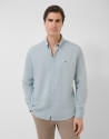 Camisa sport regular oxford verde azulado | Roberto Verino