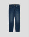 Regular fit medium blue men's denim trousers | Roberto Verino