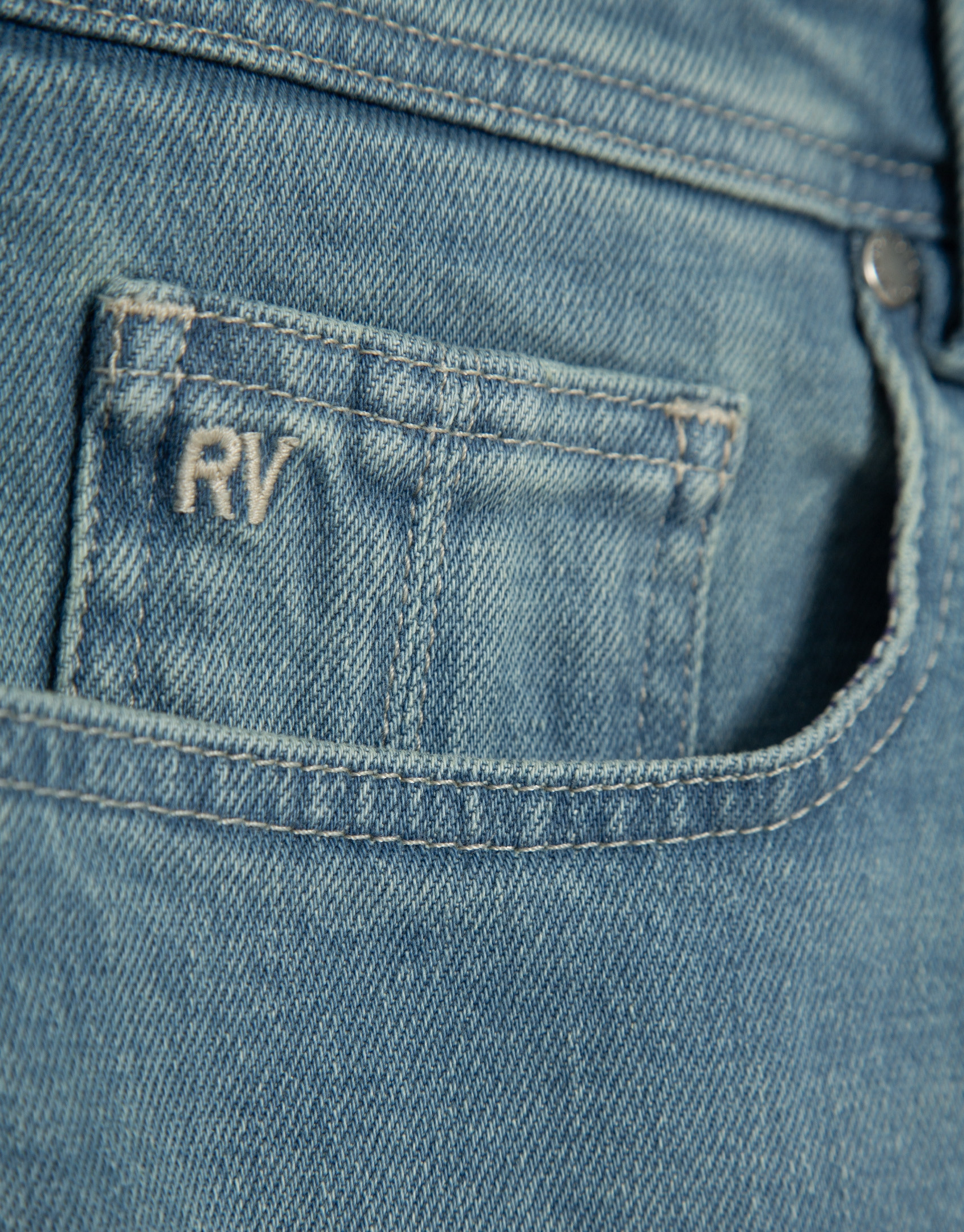 Pantalón vaquero denim slim azul claro - Hombre | Roberto Verino