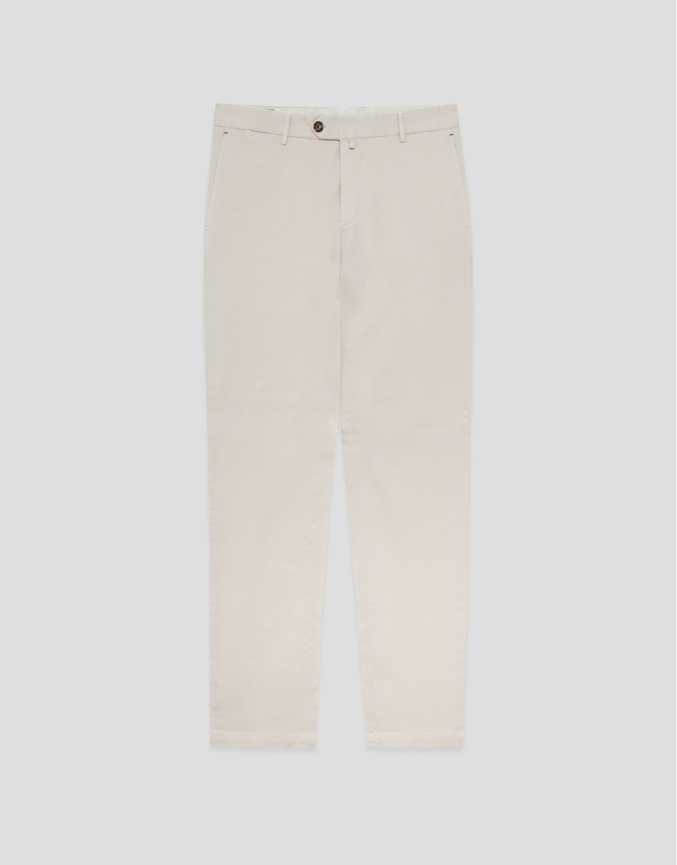 Pantalón chino tintado beige - Hombre - PV2026 | Roberto Verino
