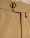 Camel-dyed chino trousers - Man - SS2026 | Roberto Verino