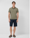 Navy cotton Bermuda shorts - Man - SS2026 | Roberto Verino