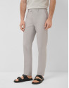 Grey bird's eye chino trousers - Man - SS2026 | Roberto Verino