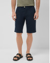 Navy cotton Bermuda shorts - Man - SS2026 | Roberto Verino