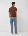 Greyish blue dyed chino trousers - Man - SS2026 | Roberto Verino