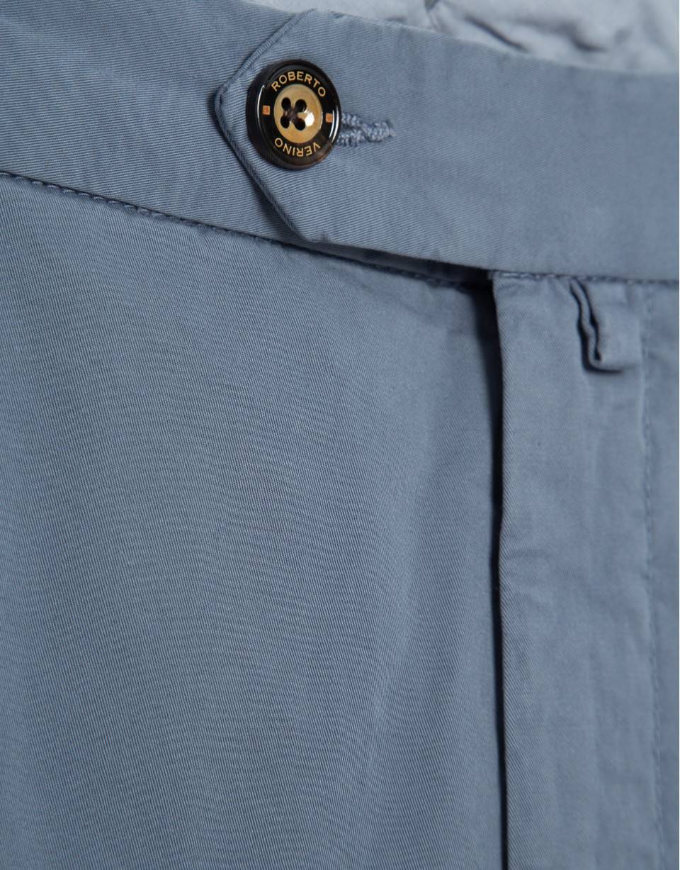 Pantalón chino tintado azul grisáceo - Hombre | Roberto Verino
