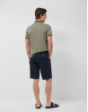 Navy cotton Bermuda shorts - Man - SS2026 | Roberto Verino