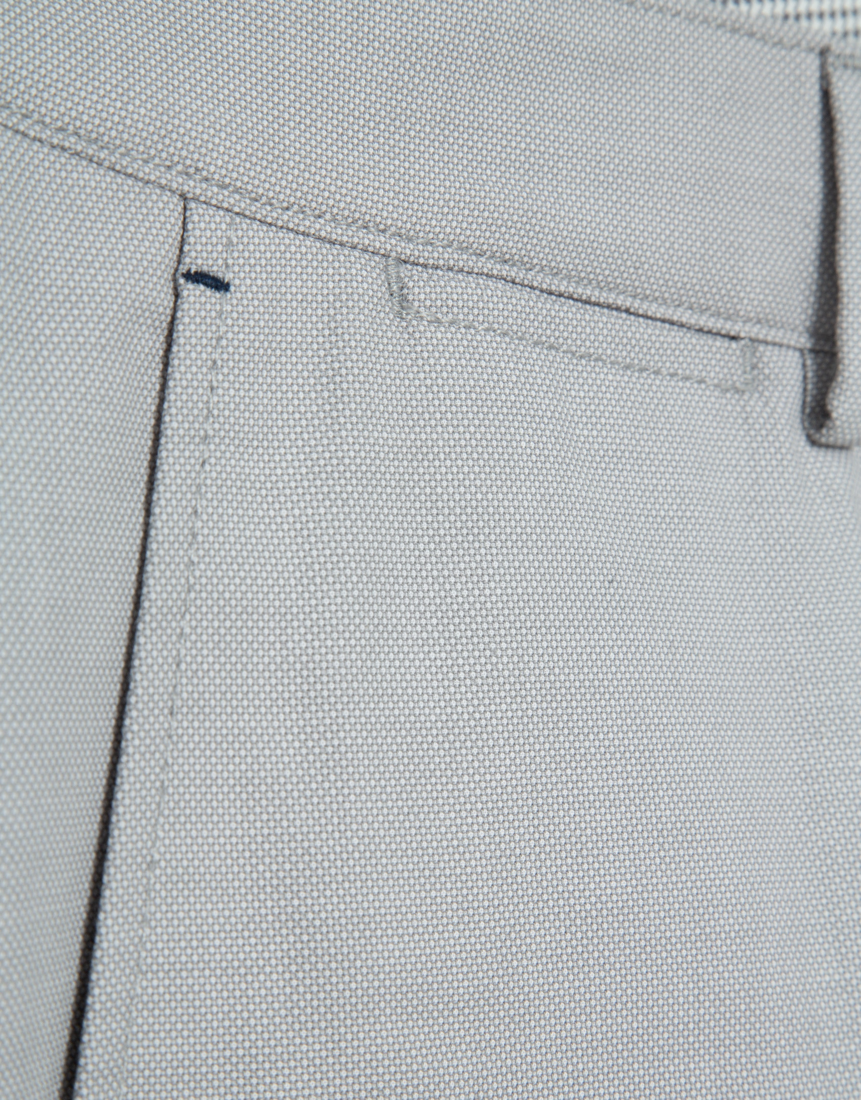 Grey bird's eye chino trousers - Man - SS2026 | Roberto Verino