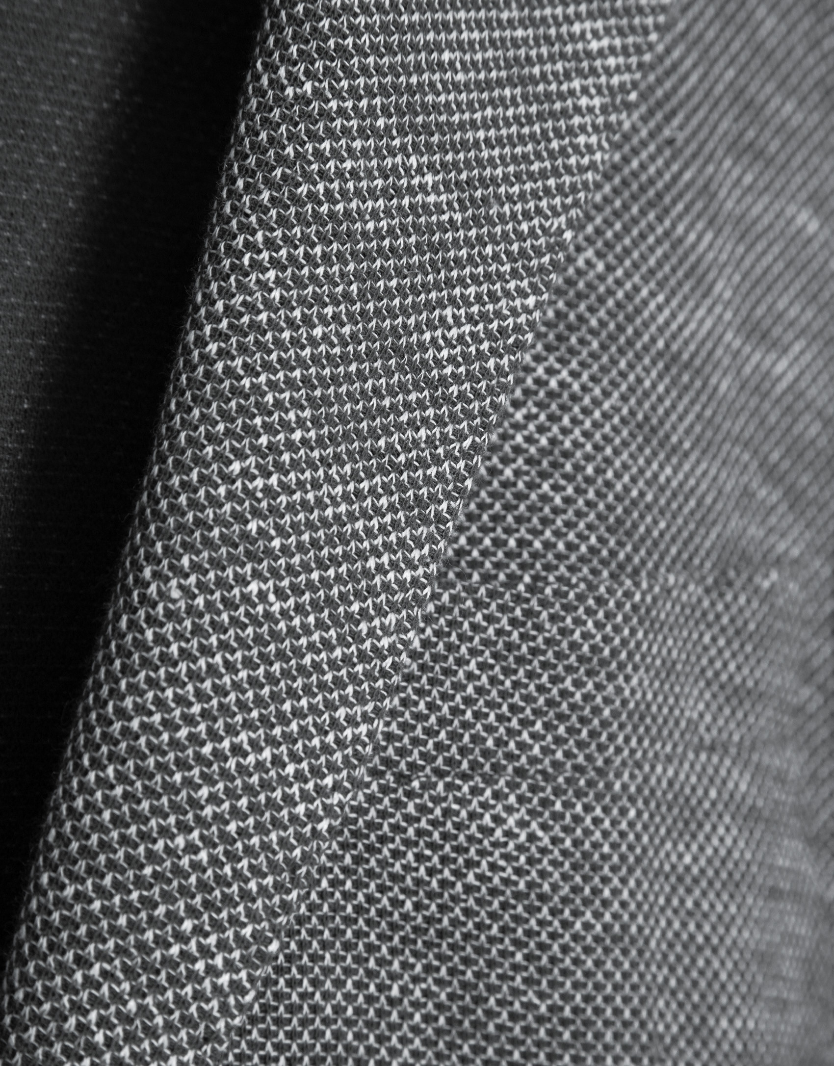 Comfortable grey cotton blend knit jacket - Man | Roberto Verino