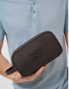 Mim brown nylon men's toiletries bag - Man | Roberto Verino