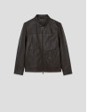 Brown nappa leather jacket - Man - SS2026 | Roberto Verino