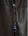 Brown nappa leather jacket - Man - SS2026 | Roberto Verino