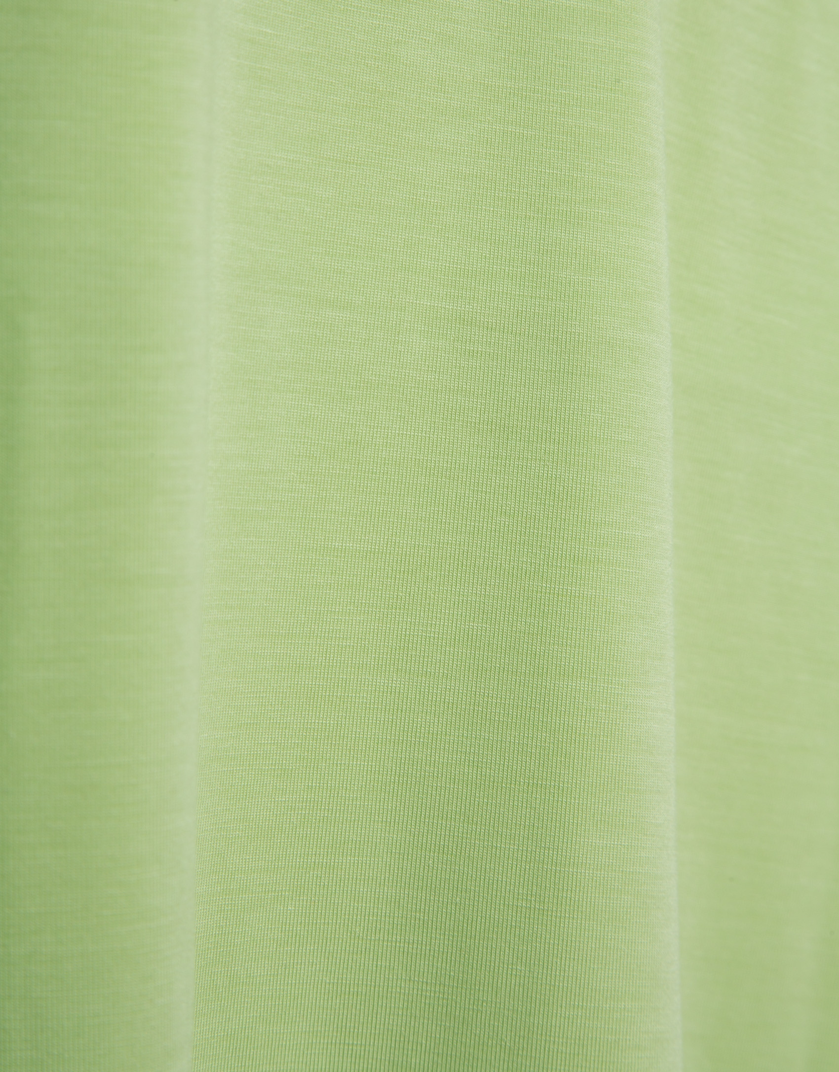 Green t-shirt with gathered shoulder - Woman | Roberto Verino